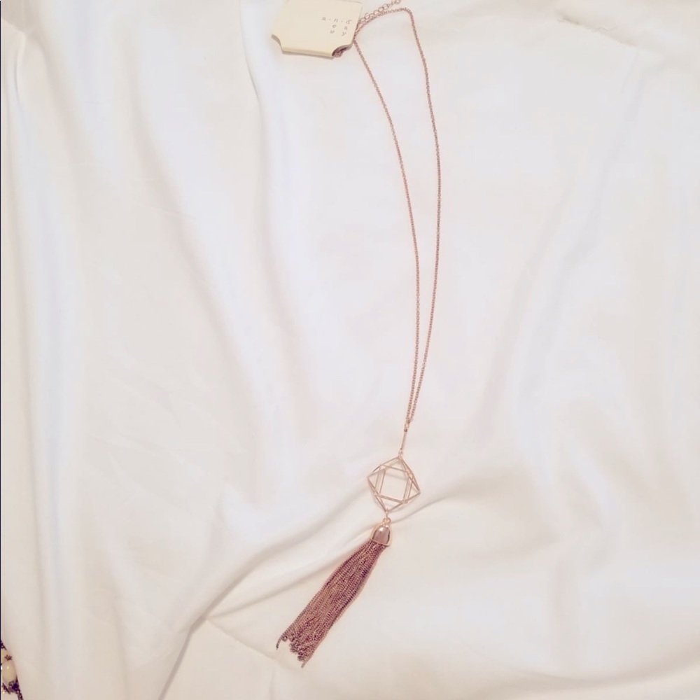 *SOLD! Rose Gold Necklace - long